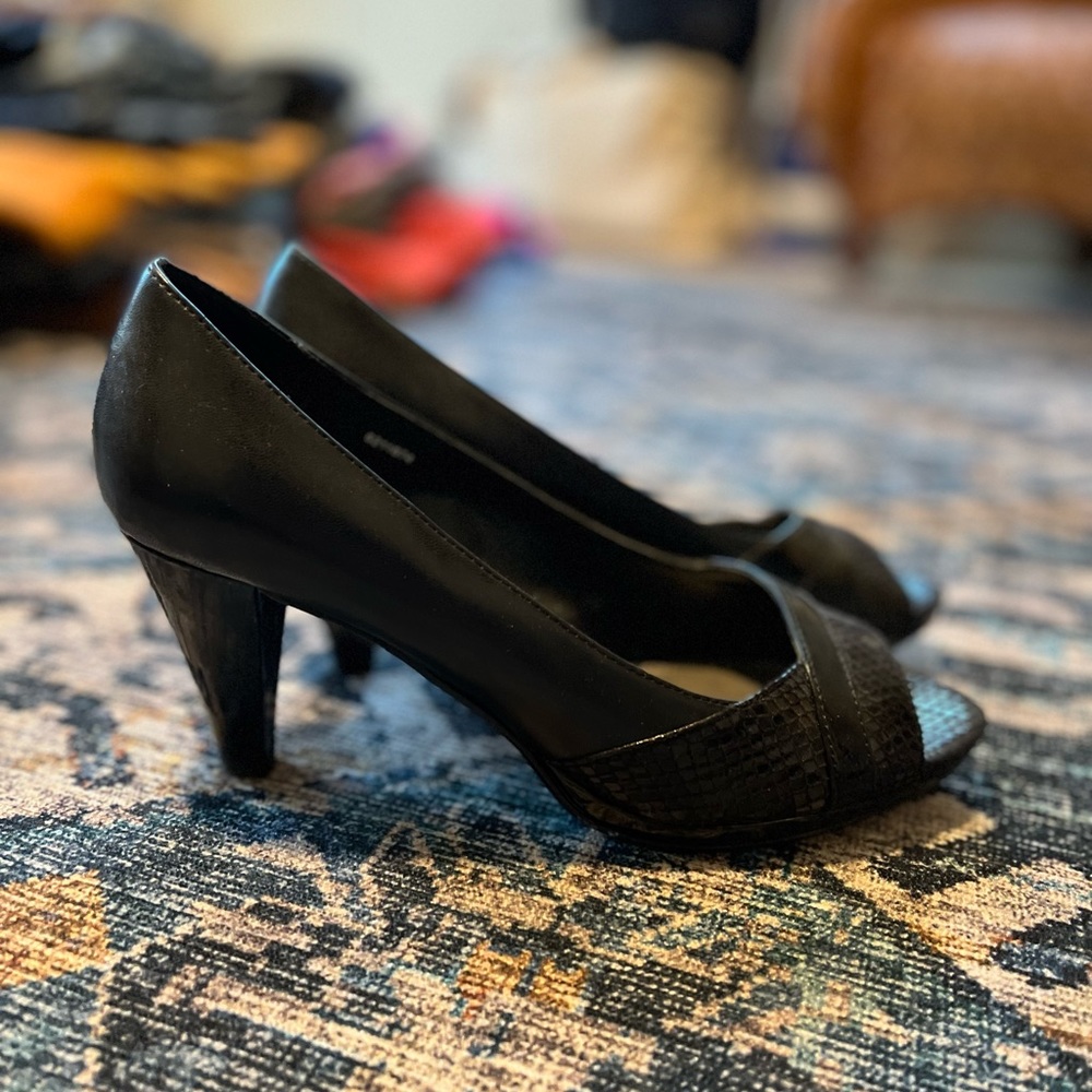 Black high heels